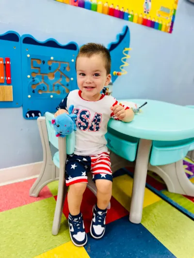 Child at Little Heaven Daycare